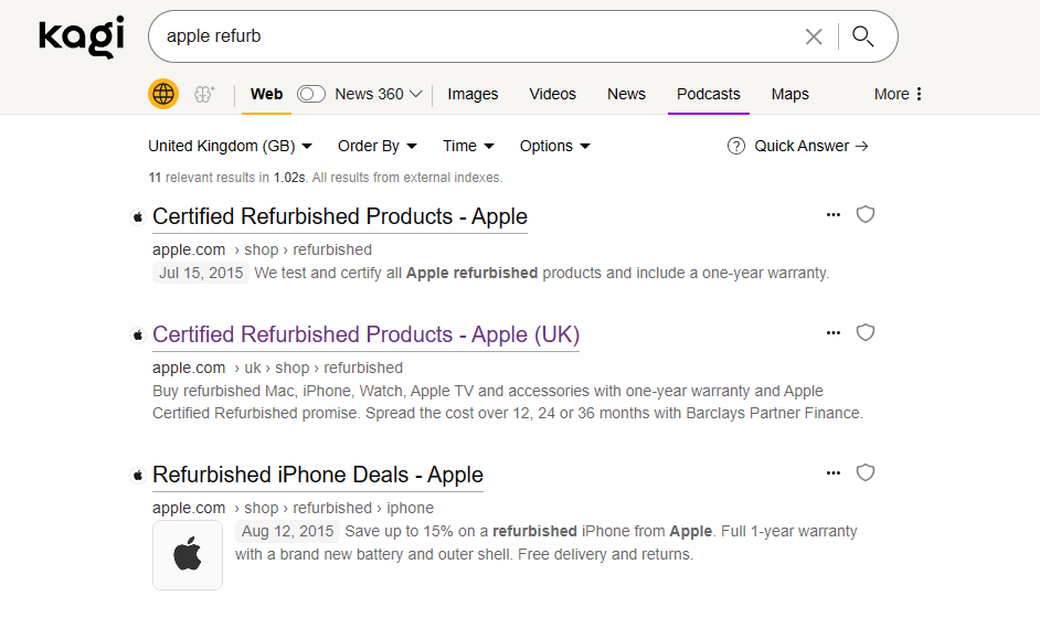 Certified Refurbished Products - Apple (UK)