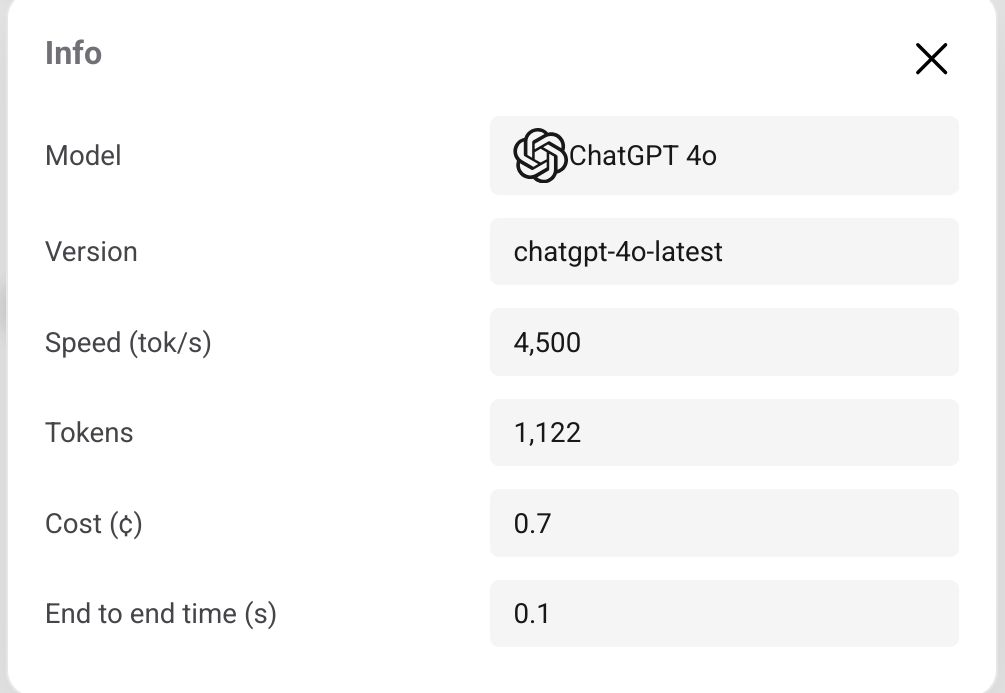 Kagi Assistant output