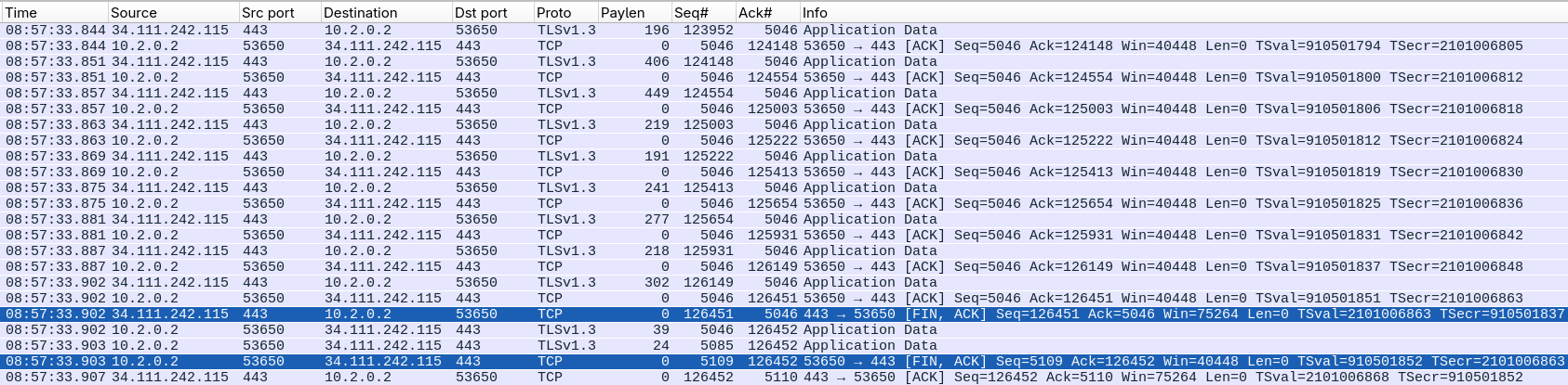 {Google tearing down connection in the middle of model response even though it receives empty ACKs}