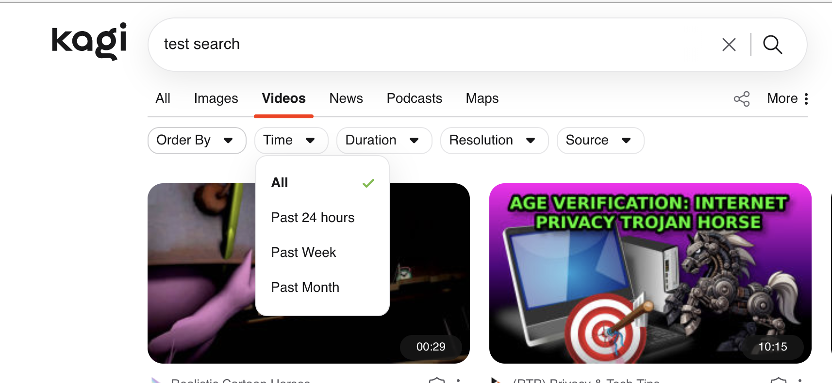 {screenshot of video search showing date/time filter}