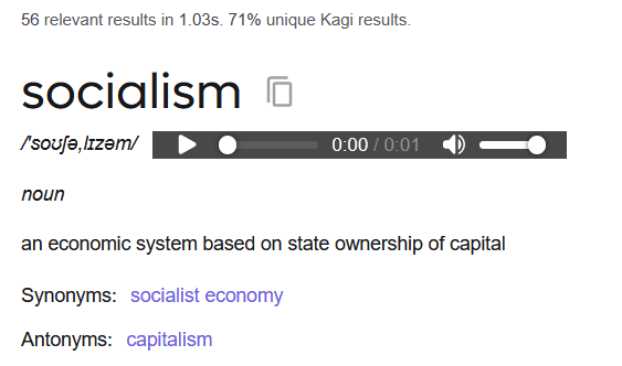 image.png {Socialism incorrectly defined as "an economic system based on state ownership of capital"}